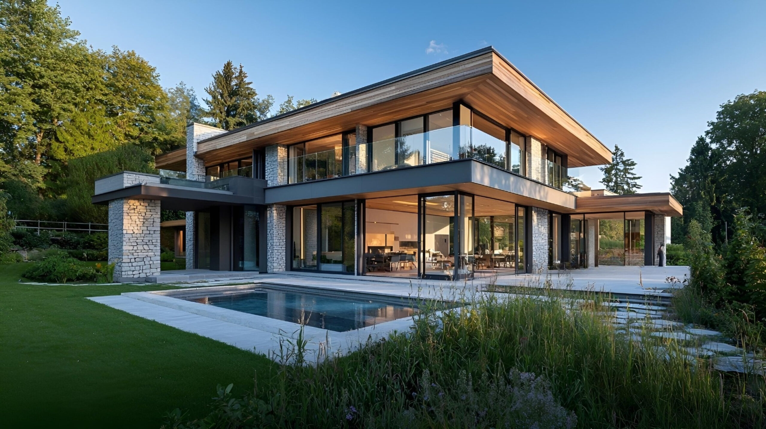 Entreprise construction Geneve - Villa de luxe Bois