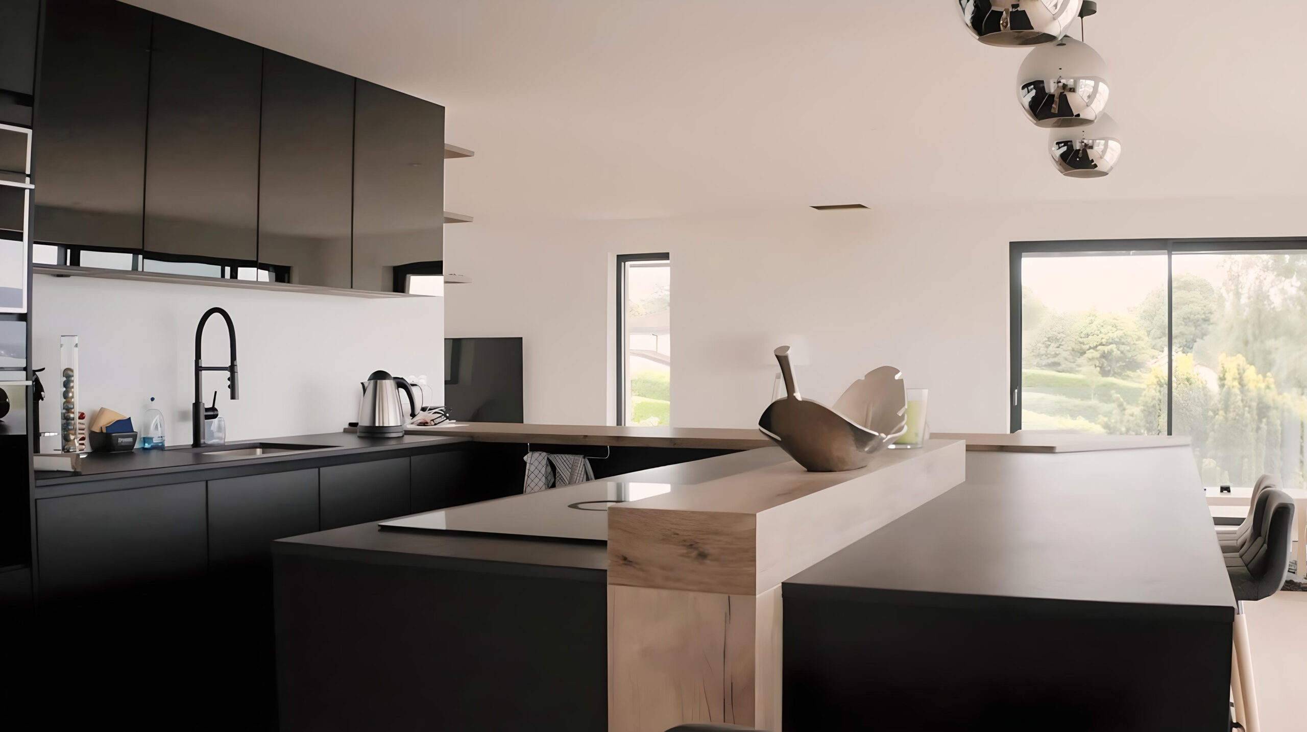 Rehausse - Surélévation Genève - Entreprise construction bois - Espace cuisine